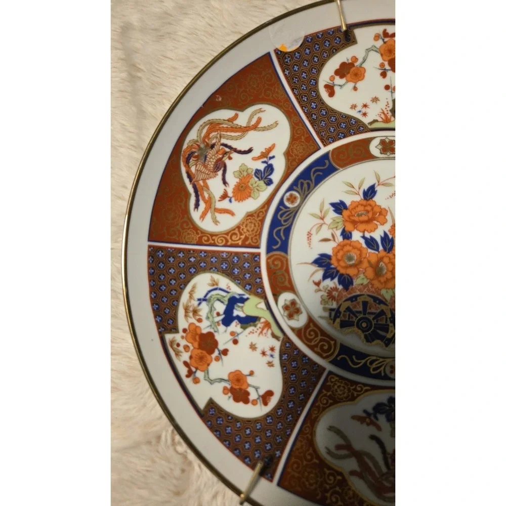 Vintage Japanese Imari Style Porcelain Plate 12